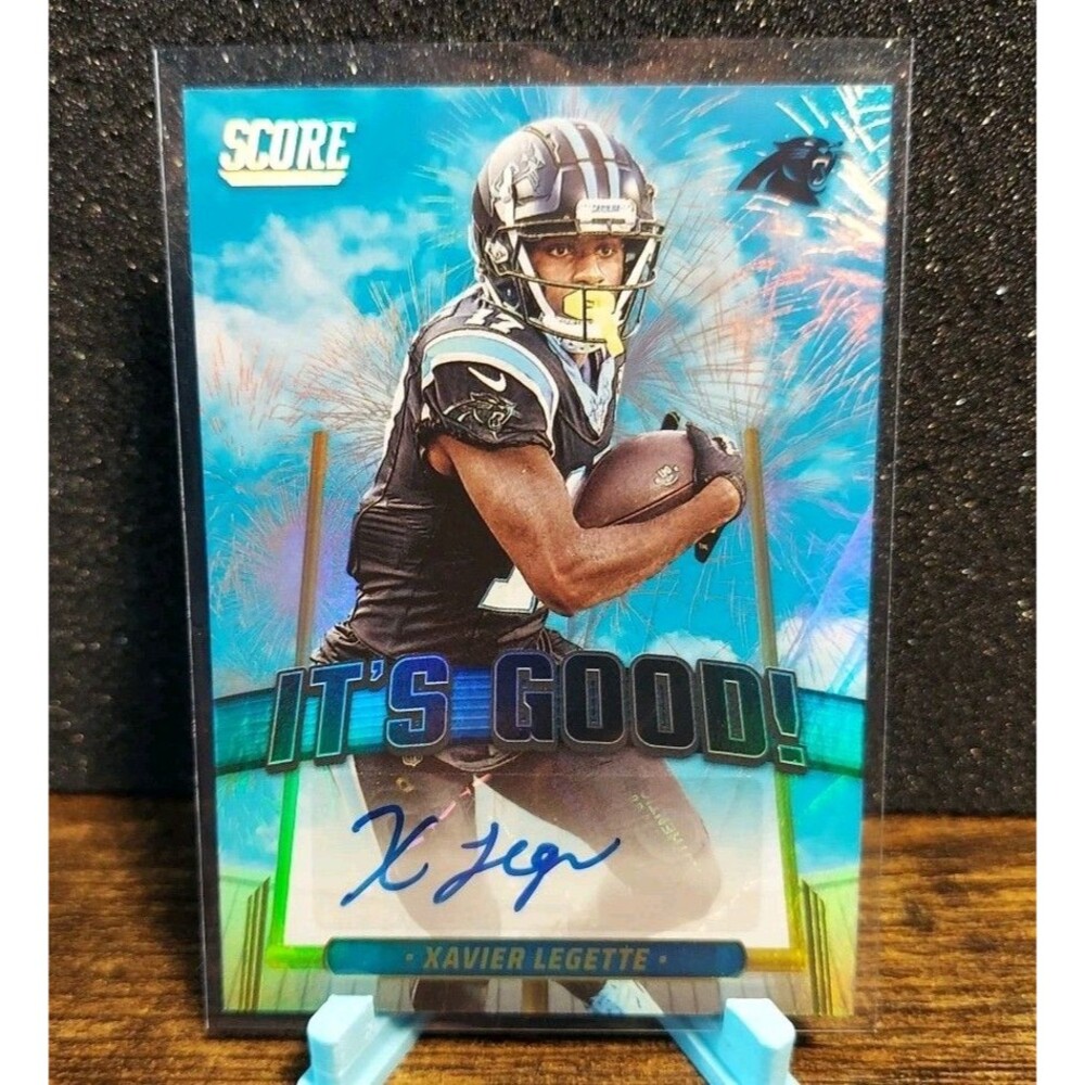 2025 Panini Score It’s Good! Xavier Legette Auto #IGG-XLE Carolina Panthers